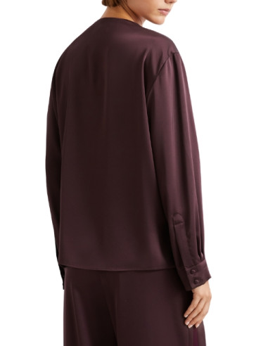 MLLAFA CAMICIA INCROCIATA CON DRAPPEGGIO