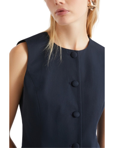 MLSVALVOLA GILET IN TESSUTO
