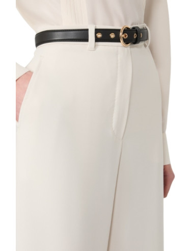 MSTAMICO PANTALONE WIDW LEG IN CREPE