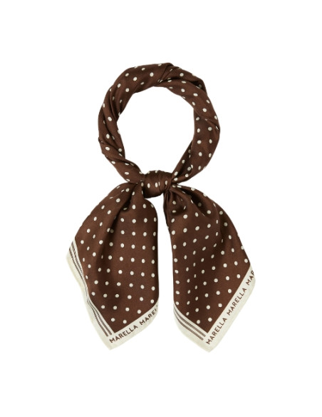 MLAATTINIA FOULARD IN SETA A POIS PICCOLI