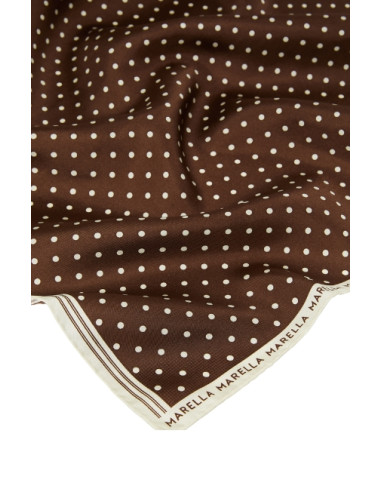 MLAATTINIA FOULARD IN SETA A POIS PICCOLI