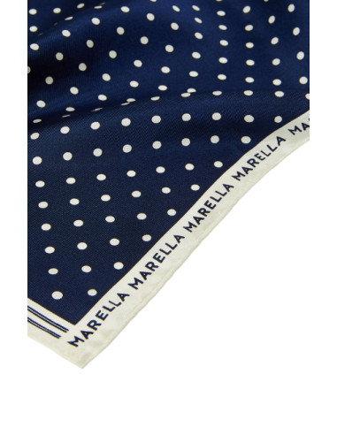 MLAATTINIA FOULARD IN SETA A POIS PICCOLI