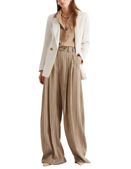 MLLFEBE CAMICIA IN SETA CON TASCHE