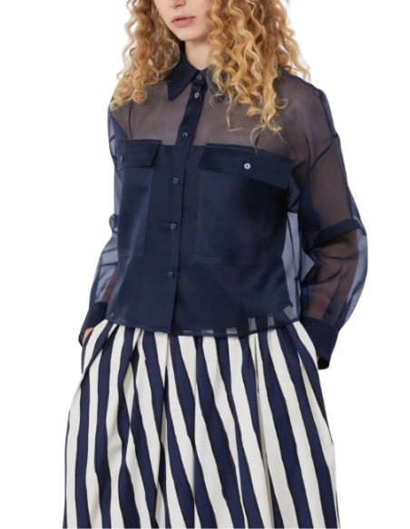 WKDCOLOMBA CAMICIA DI ORGANZA