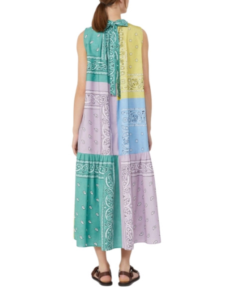 WKDREGNO ABITO LUNGO FANTASIA PATCHWORK