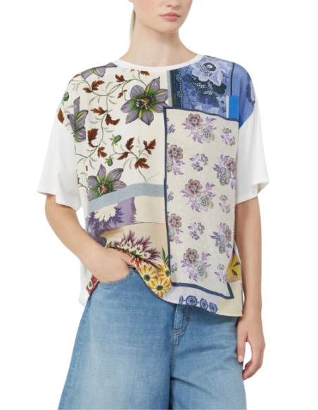 WKDPAMPAS T-SHIRT FANTASIA SETA DAVANTI