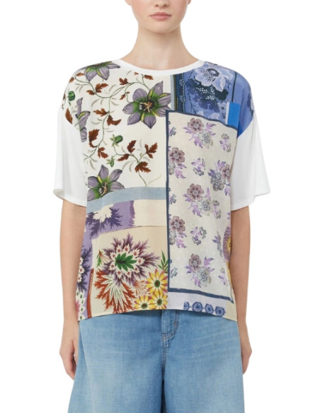 WKDPAMPAS T-SHIRT FANTASIA SETA DAVANTI