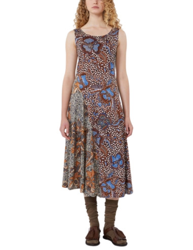 WKDPAUSA ABITO SMANICATO IN JERSEY FANTASIA ETNICA