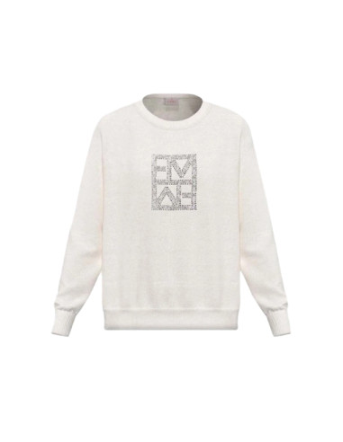 EMMARMONY FELPA RICAMO MONOGRAMMA