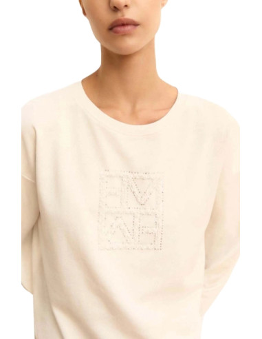 EMMARMONY FELPA RICAMO MONOGRAMMA