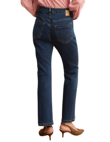 EMMSLIMFLARE PANTALONE IN DENIM A ZAMPA