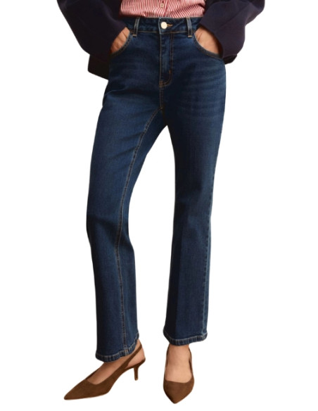EMMSLIMFLARE PANTALONE IN DENIM A ZAMPA