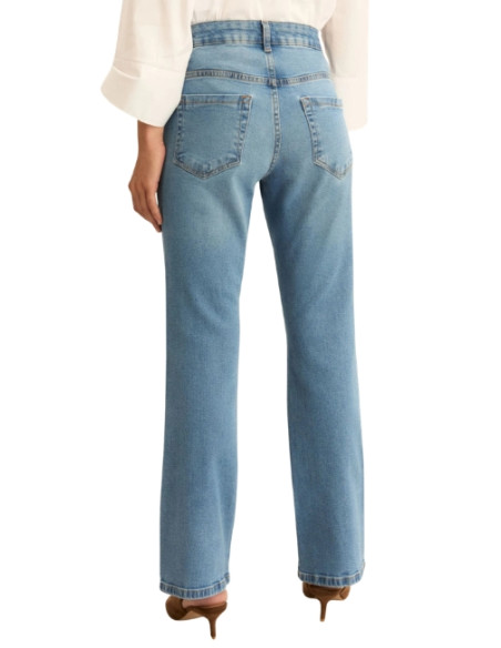 EMMSLIMFLARE PANTALONE IN DENIM A ZAMPA