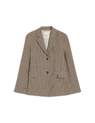 SMMGITA GIACCA MICRO VICHY MARRONE