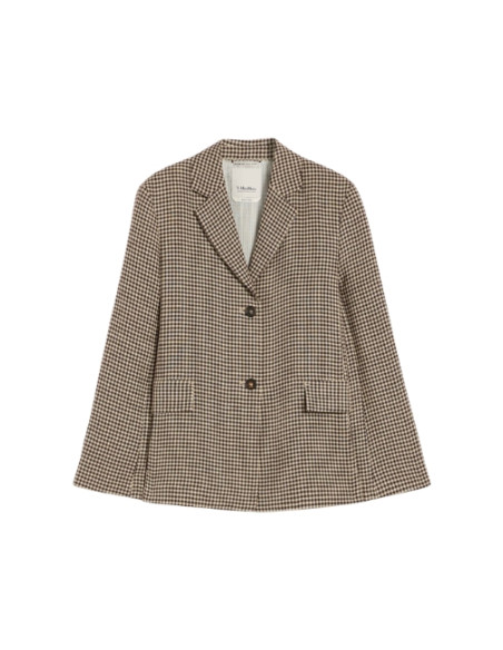 SMMGITA GIACCA MICRO VICHY MARRONE