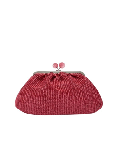 WKAFORTUNA BORSA PASTICCINO IN RAFIA MEDIA