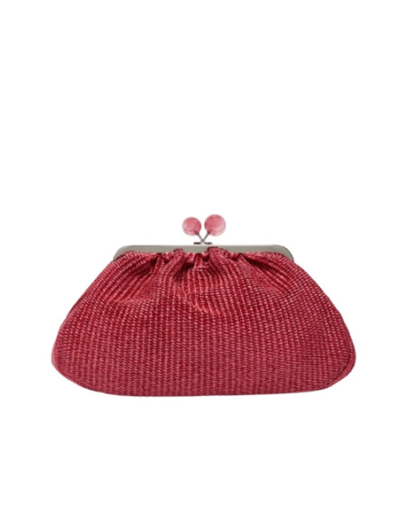 WKAFORTUNA BORSA PASTICCINO IN RAFIA MEDIA