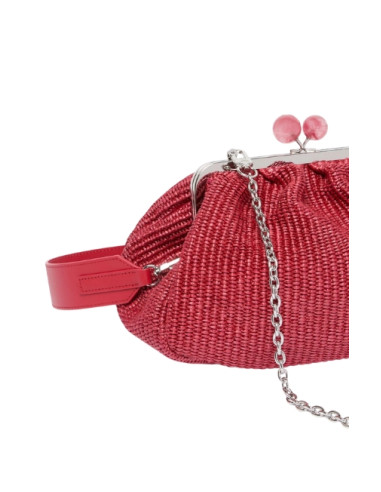 WKAFORTUNA BORSA PASTICCINO IN RAFIA MEDIA