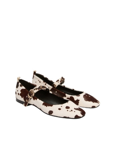 PBALEGNO SCARPE IN CAVALLINO STAMPA COW