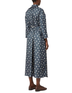 SMMLEVA ABITO CHEMISIER LUNGO A POIS 2