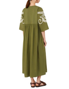 WKDTILDE ABITO LUNGO CON RICAMI CROCHET 2