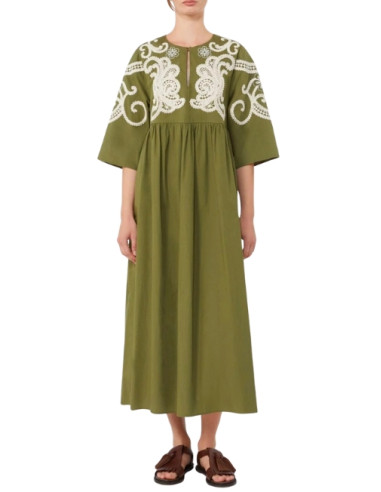 WKDTILDE ABITO LUNGO CON RICAMI CROCHET