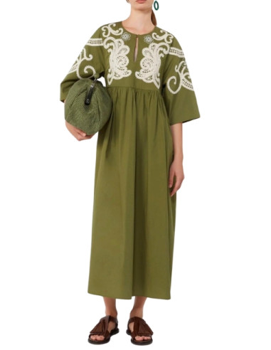 WKDTILDE ABITO LUNGO CON RICAMI CROCHET