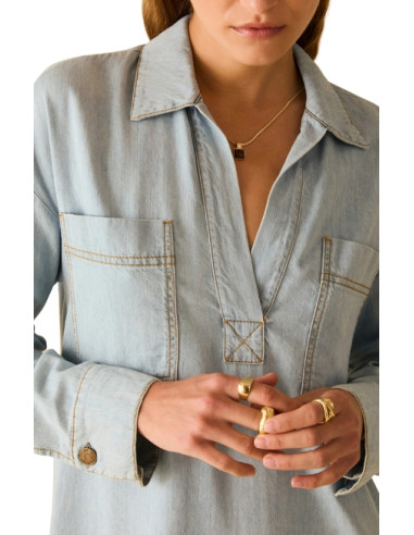 PBBEDUCO ABITO JEANS MANICA LUNGA