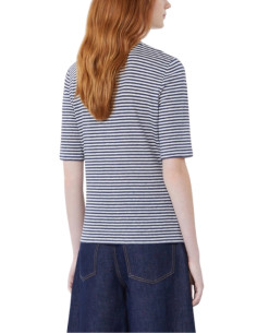 WKDOPZIONE BLUSA A V IN FILATO DI PURO LINO 2