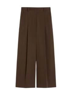 WKDBELLICO PANTALONE LARGO IN COTONE CON PINCES