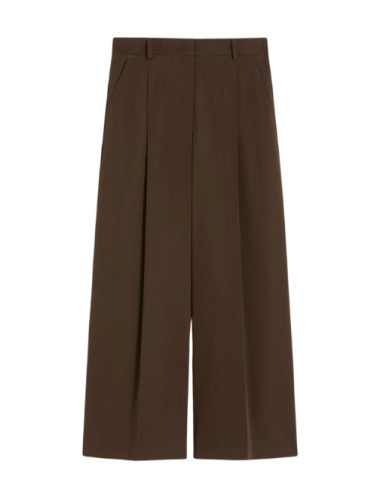 WKDBELLICO PANTALONE LARGO IN COTONE CON PINCES