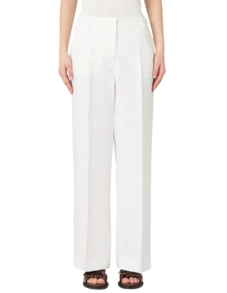 WKDMALIZIA PANTALONE IN LINO LARGO