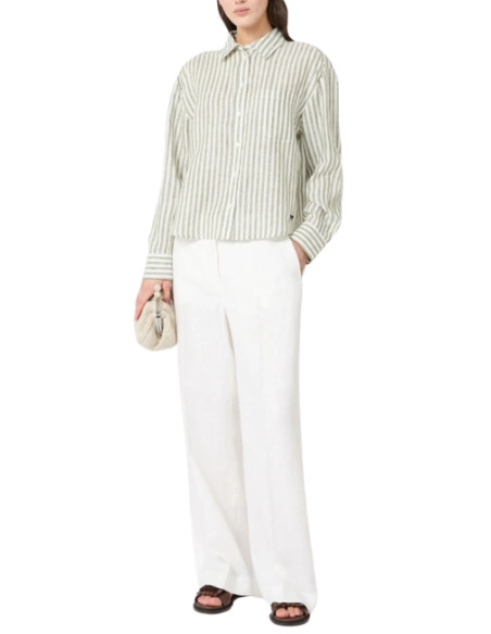 WKDMALIZIA PANTALONE IN LINO LARGO