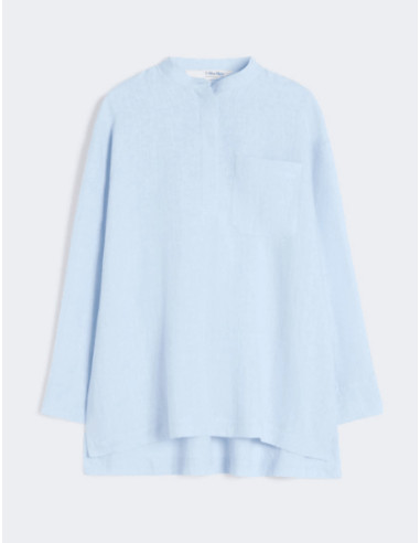 SMMCANTICO CAMICIA IN LINO A POLO