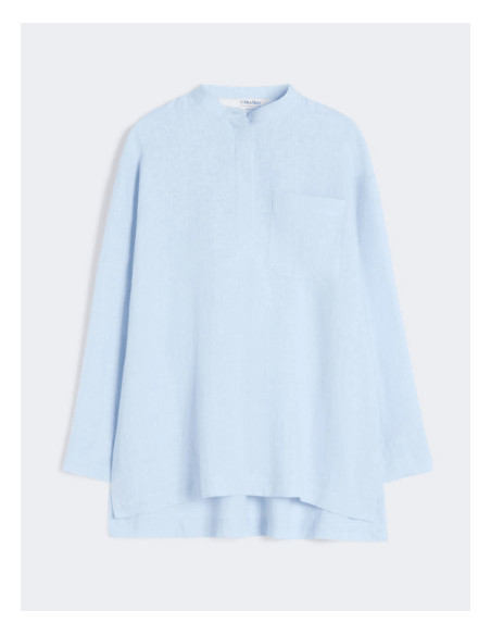 SMMCANTICO CAMICIA IN LINO A POLO