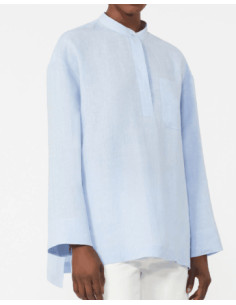 SMMCANTICO CAMICIA IN LINO A POLO 2