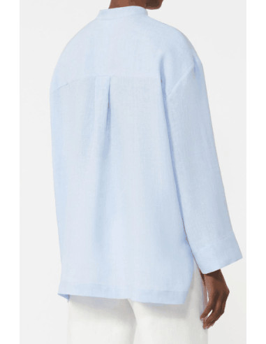 SMMCANTICO CAMICIA IN LINO A POLO