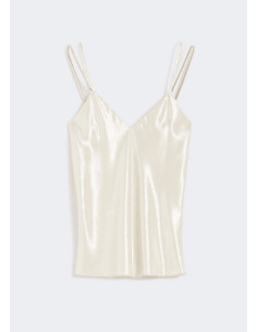 MSEGHIERA TOP CON BRETELLE METALLO