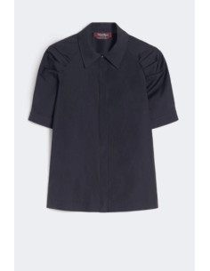 MSTAMORE CAMICIA IN POPELINE 1/2 MANICHE A PALLONCINO