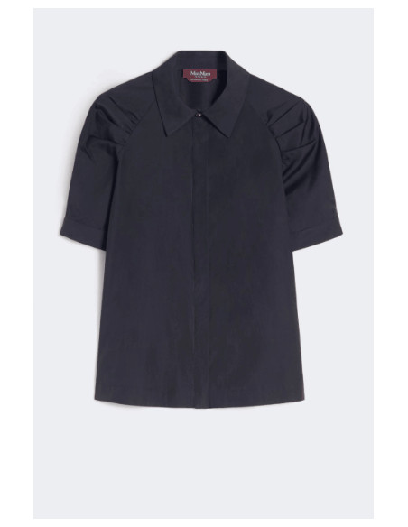MSTAMORE CAMICIA IN POPELINE 1/2 MANICHE A PALLONCINO