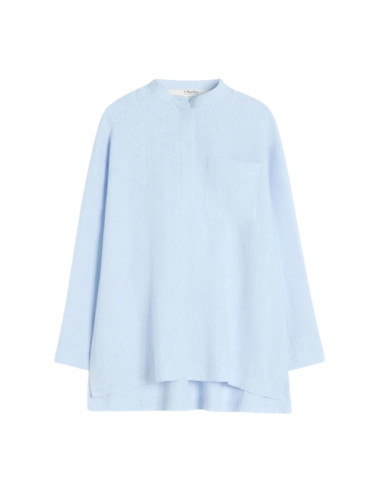 SMMCANTICO CAMICIA IN LINO A POLO