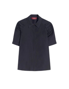 MSTAMORE CAMICIA IN POPELINE 1/2 MANICHE A PALLONCINO