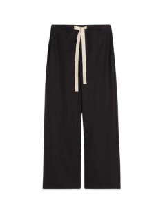 SMMARGENTO PANTALONE CON COULISSE IN POPELINE