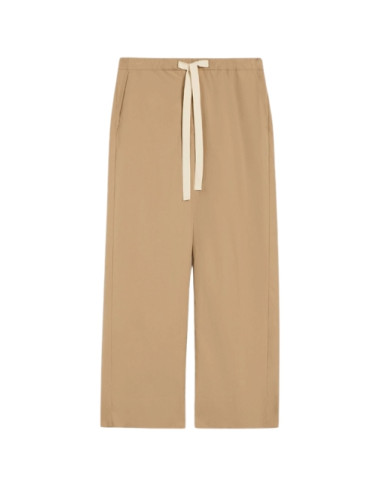 SMMARGENTO PANTALONE CON COULISSE IN POPELINE