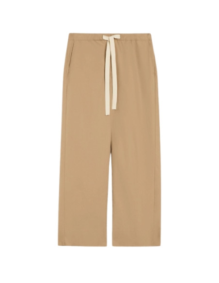 SMMARGENTO PANTALONE CON COULISSE IN POPELINE