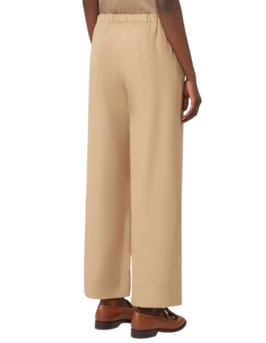 SMMARGENTO PANTALONE CON COULISSE IN POPELINE