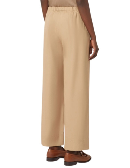 SMMARGENTO PANTALONE CON COULISSE IN POPELINE