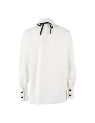ROLL CAMICIA CON FIOCCO NERO
