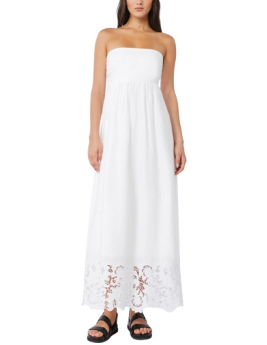 MSTSCENA ABITO DECOLLETTES LUNGO BIANCO CON...