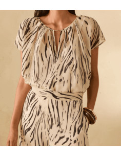 PBPBACIO CAMICIA SMANICATA GIRO SCESO FANTASIA ZEBRATA 2